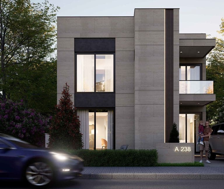 Modern villa, Type A