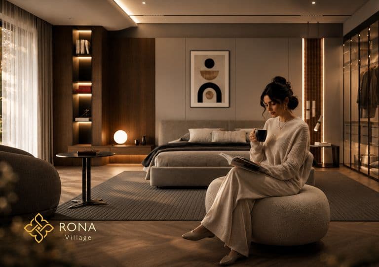 Master bedroom suite